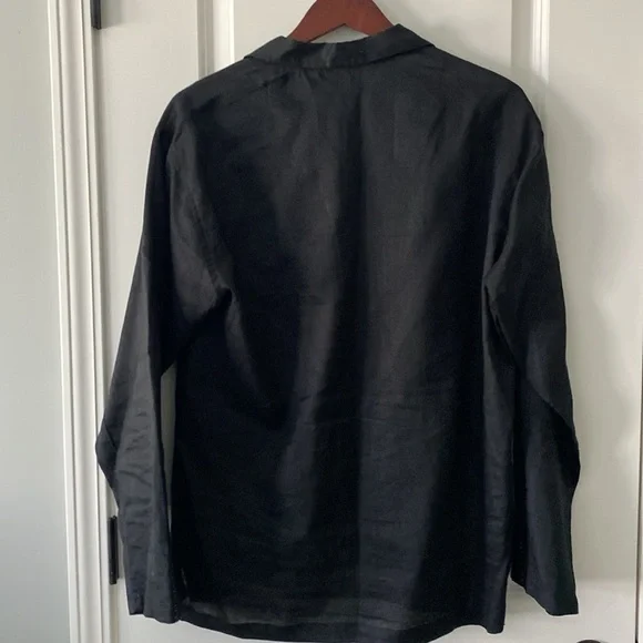 Like New linen men’s tunic. Purchased in India. P2P 23.5 inches. Sz Large - Picture 4 of 6